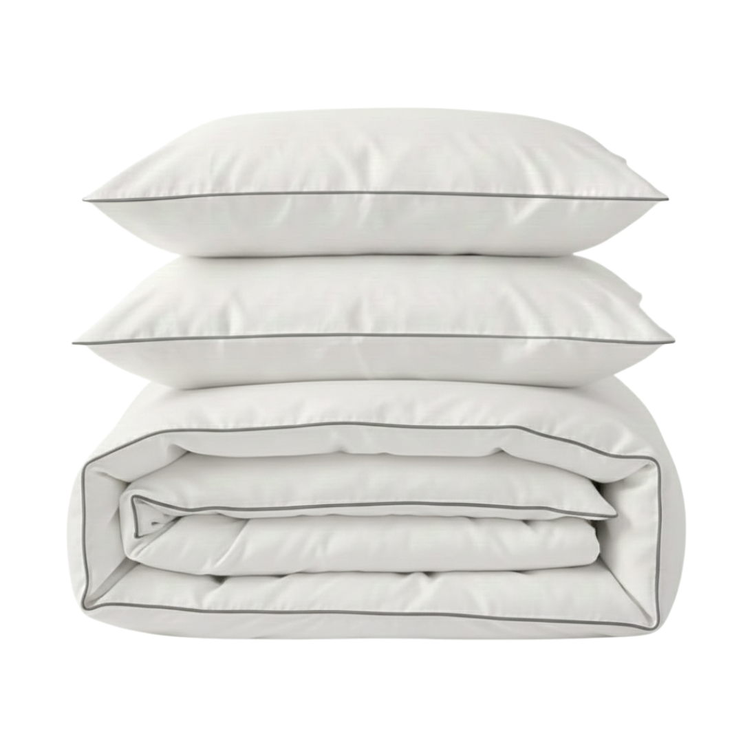 מצעי כותנה מצרית צפיפות 500, עשויים מסיבים דקים וחזקים עם כ-500 חוטים בכל אינץ', מה שהופך אותם לאיכותיים ועמידים לשנים רבות!
מצעים רכים ומפנקים שיהפכו את חדר השינה שלך להרגיש כמו בית מלון. מוצר הדגל שלנו, כותנה מצרית סרוגה באריגת סאטן, הצפיפות גבוהה והאיכותית לחוויית שינה מפנקת.