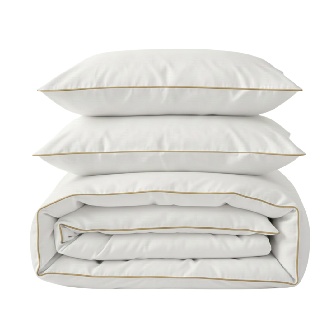 מצעי כותנה מצרית צפיפות 500, עשויים מסיבים דקים וחזקים עם כ-500 חוטים בכל אינץ', מה שהופך אותם לאיכותיים ועמידים לשנים רבות!
מצעים רכים ומפנקים שיהפכו את חדר השינה שלך להרגיש כמו בית מלון. מוצר הדגל שלנו, כותנה מצרית סרוגה באריגת סאטן, הצפיפות גבוהה והאיכותית לחוויית שינה מפנקת.